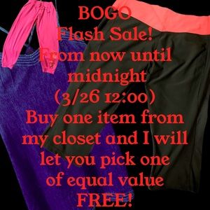 BOGO Sale tonight only!